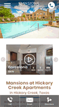 Mobile Screenshot of mansionsathickorycreek.com